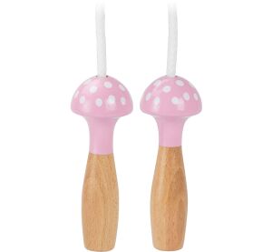Vilac Pink jump rope with polka dots